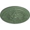 Ekena Millwork Vincent Ceiling Medallion (Fits Canopies up to 6"), Hand-Painted Athenian Green, 26"OD x 3"P CM26VIAGF - alternate 2